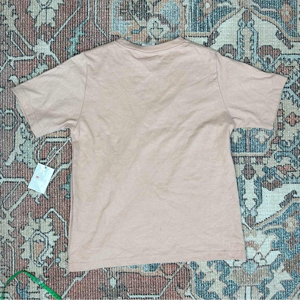 Good American Size 2 Pink T-shirt Rose Gold Medium Med NWT - Picture 4 of 9